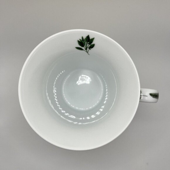 PIMPERNEL Fine Porcelain Mug Tea Cup Leaf Botanical Designed in England - Picture 2 of 9